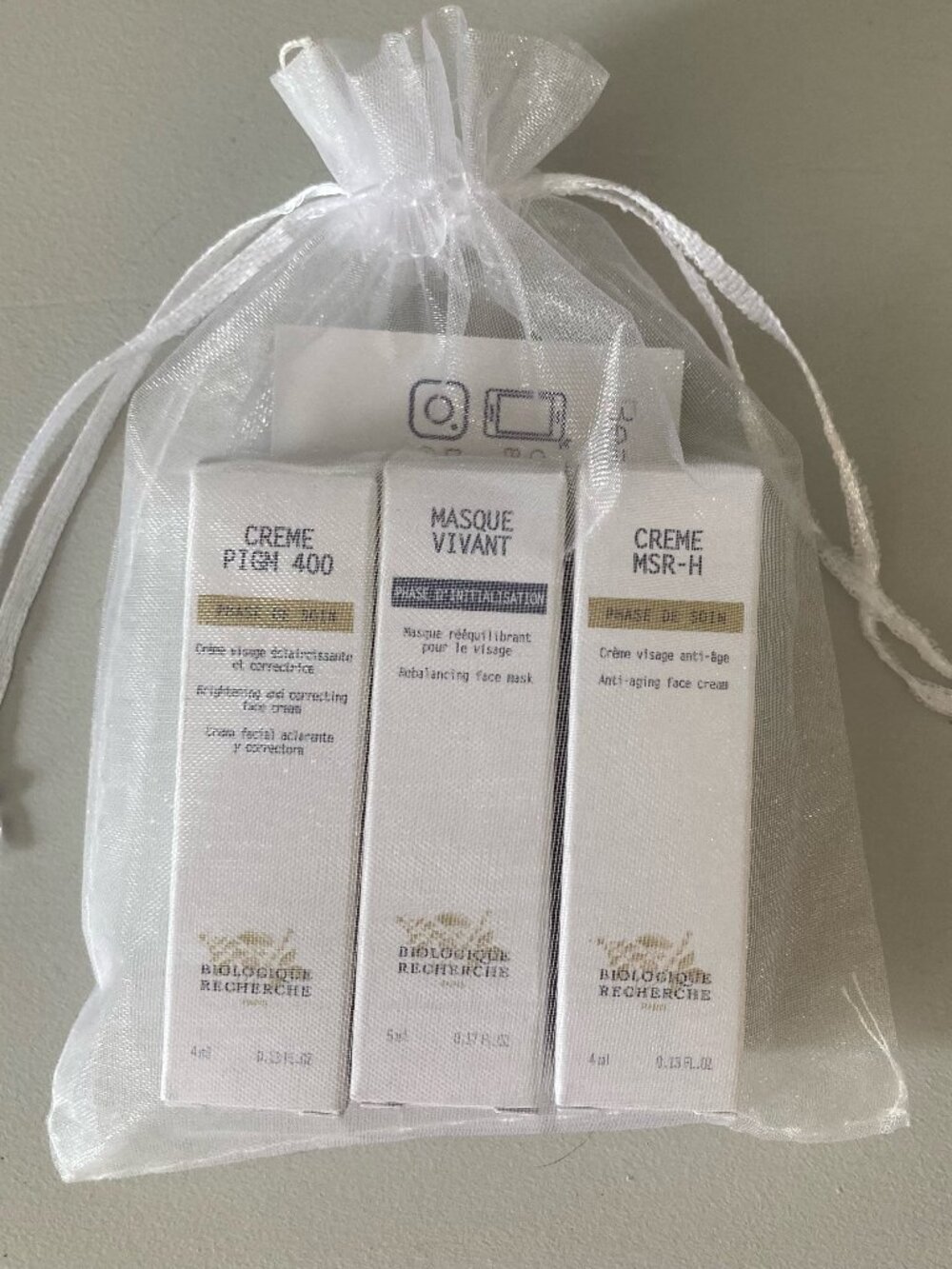 NEW / Never Used Biologique Recherche Samples / Travel Size Products